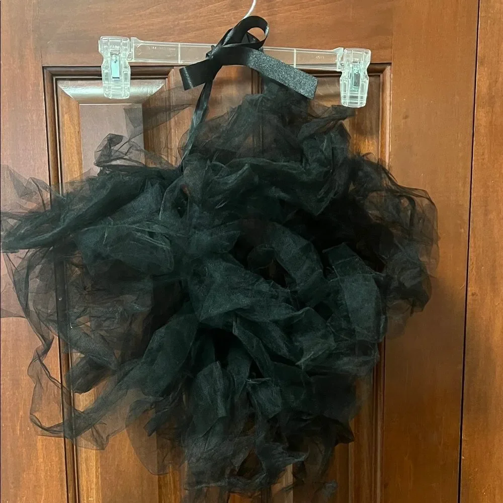 Black Tulle Statement Skirt